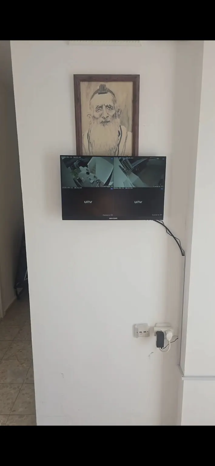 התקנת מצלמות אבטחה יחידת דיור